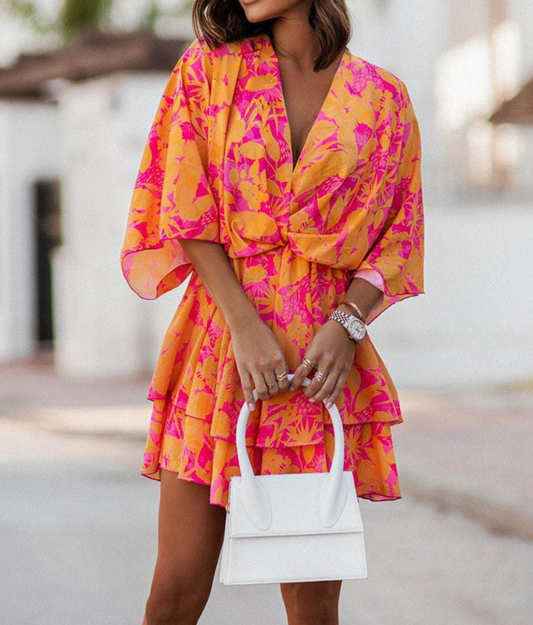 Breezy Boho Floral Dress