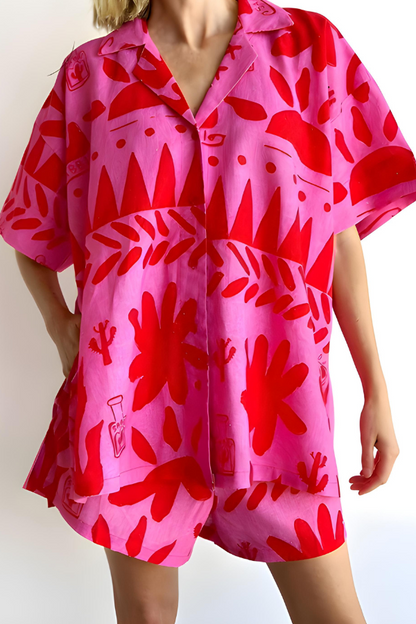 Bold Tropical Summer Chic Set