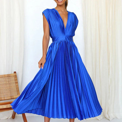 Graceful Pleated Dress