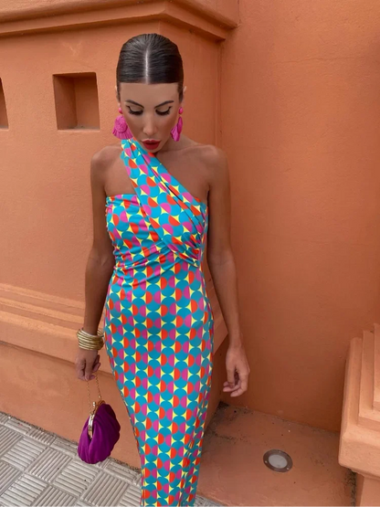 Sleek Summer Statement Dress