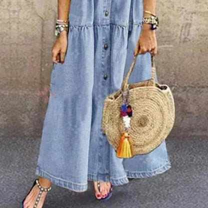 Everyday Elegance Denim Dress