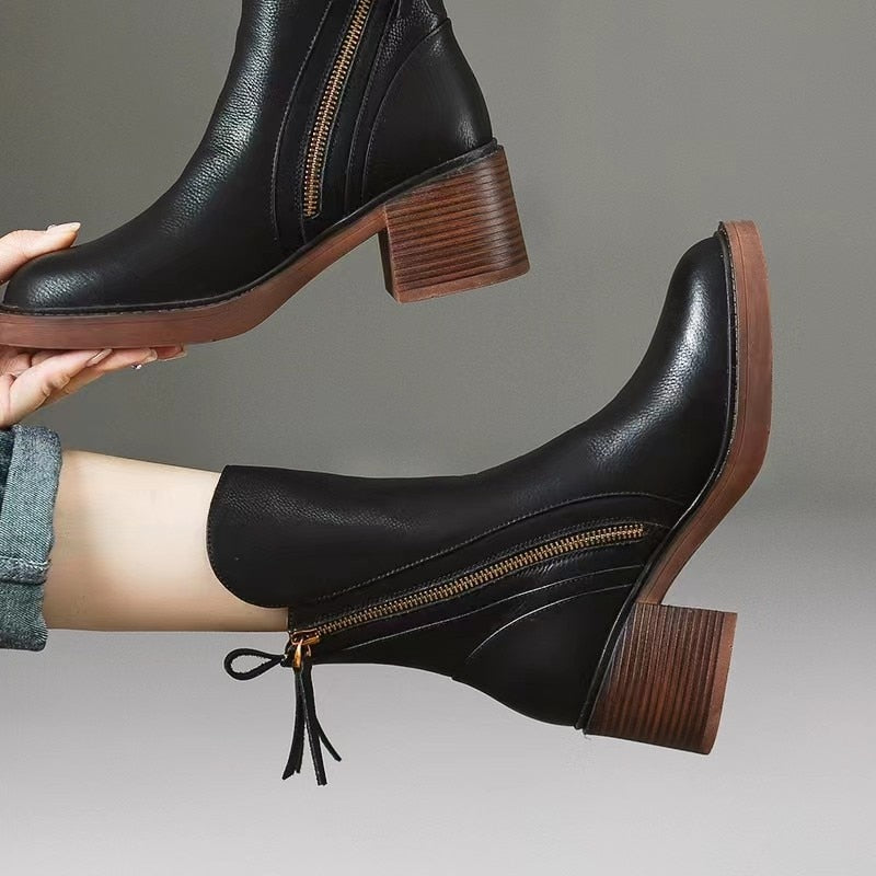 Cushioned Western Boots