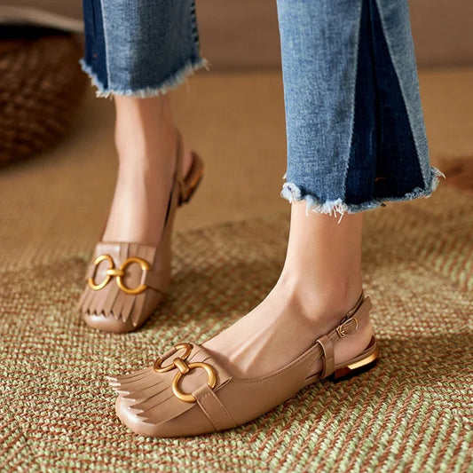 Comfort-Stability Leather Sandals