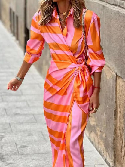 Statement Wrap Dress for Instant Impact