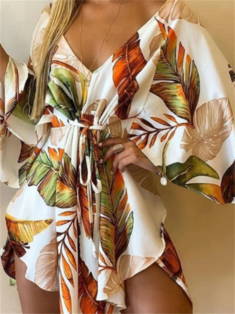 Effortless Boho Beauty Mini Dress
