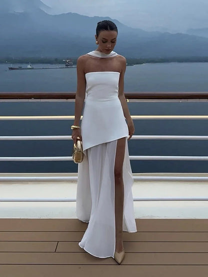 Dramatic Chiffon Maxi for Grand Entrances