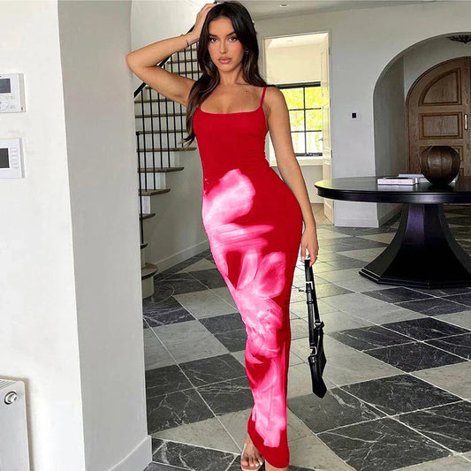 Chic Comfort Printed Maxi Dress