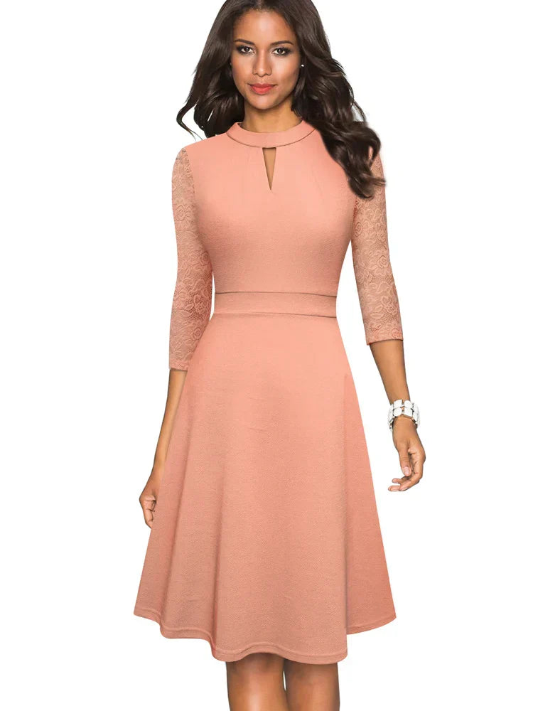 Flattering Lace Dress for Special Occasions