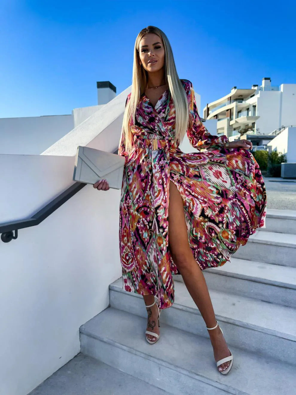Bohemian-Chic Maxi Dress