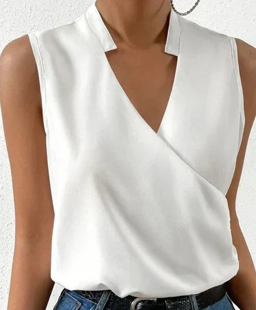 Chic Comfort V-Neck Blouse