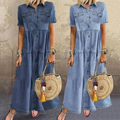 Everyday Elegance Denim Dress