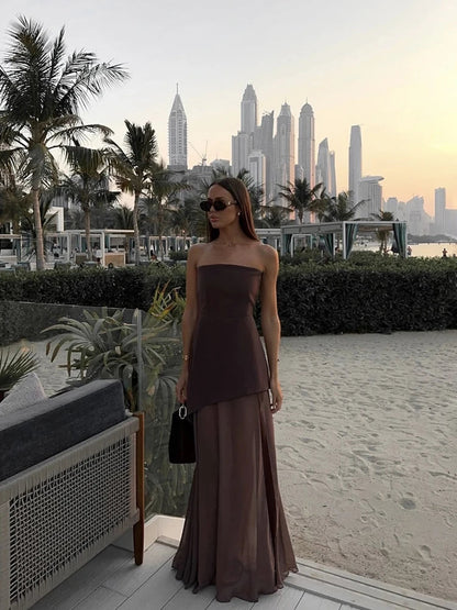 Dramatic Chiffon Maxi for Grand Entrances
