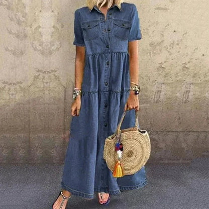 Everyday Elegance Denim Dress