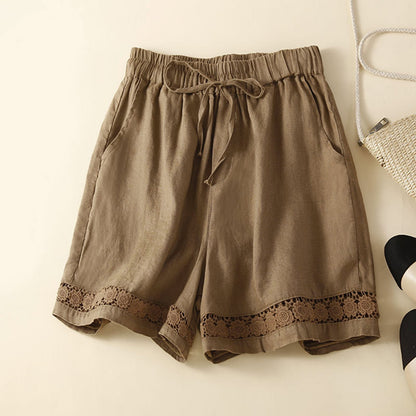 Effortless Airy Linen Shorts