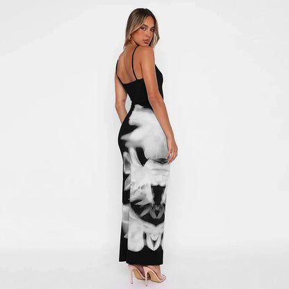 Chic Comfort Printed Maxi Dress