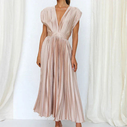 Graceful Pleated Dress