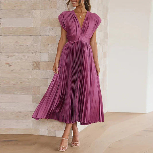 Graceful Pleated Dress