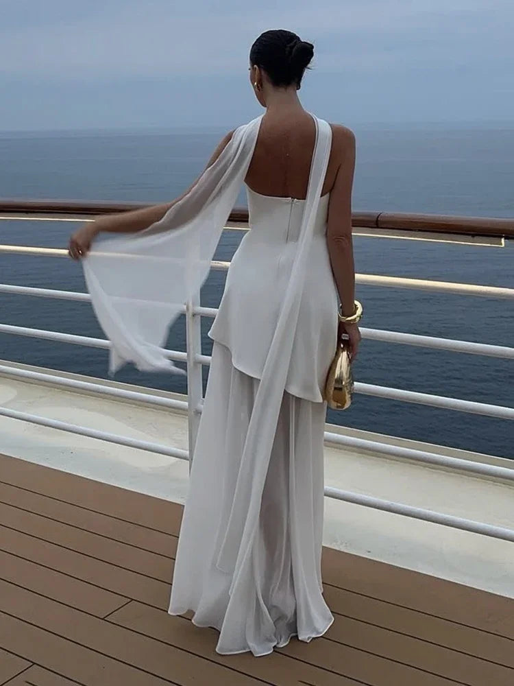 Dramatic Chiffon Maxi for Grand Entrances