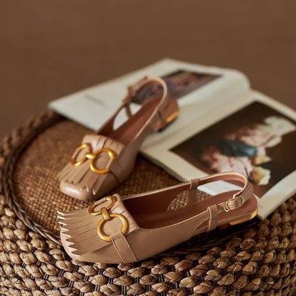 Comfort-Stability Leather Sandals