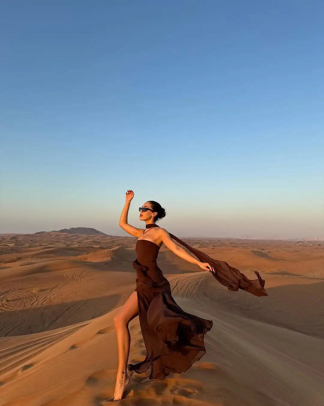 Dramatic Chiffon Maxi for Grand Entrances