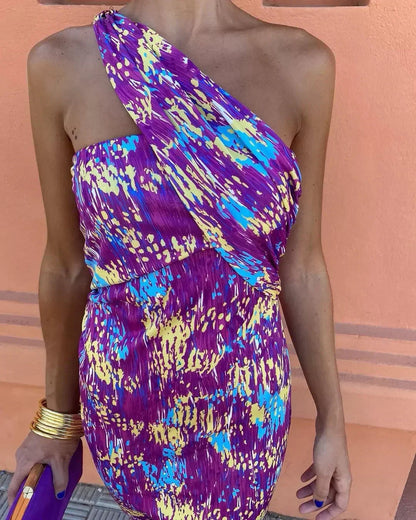 Cooling Chic Shoulder Dress