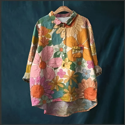 Effortless Vintage Elegance Blouse