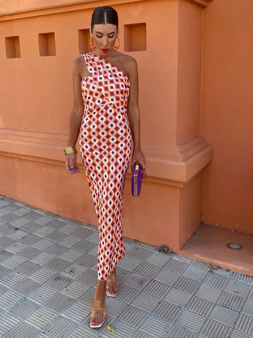 Sleek Summer Statement Dress