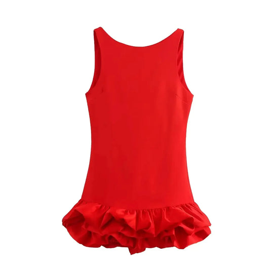 Effortless Ruffle Chic Dress