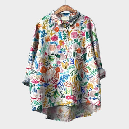 Cheerful Everyday Flattering Blouse