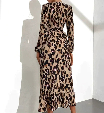 Effortless Elegance Leopard Dress