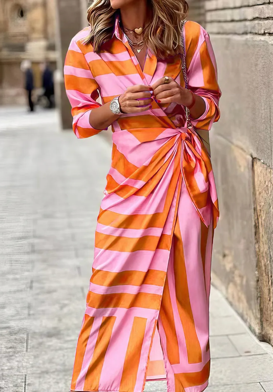 Statement Wrap Dress for Instant Impact