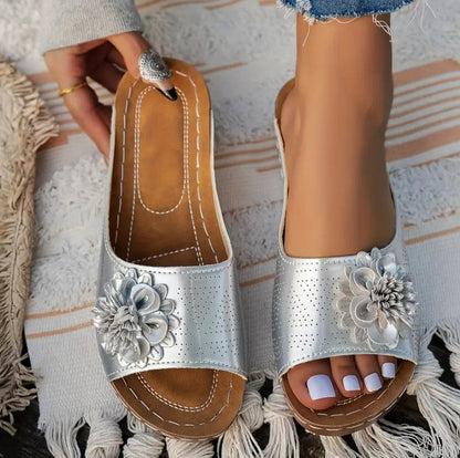 All-Day Floral Comfort Sandals