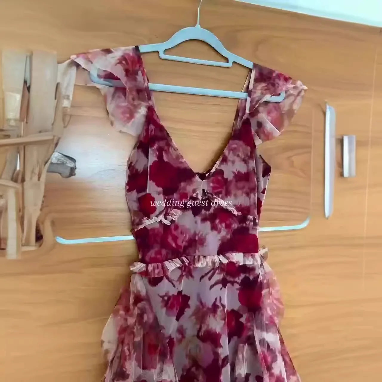 Effortless Floral Ruffle Dress