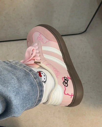 Adorable Embroidered Comfort Sneakers
