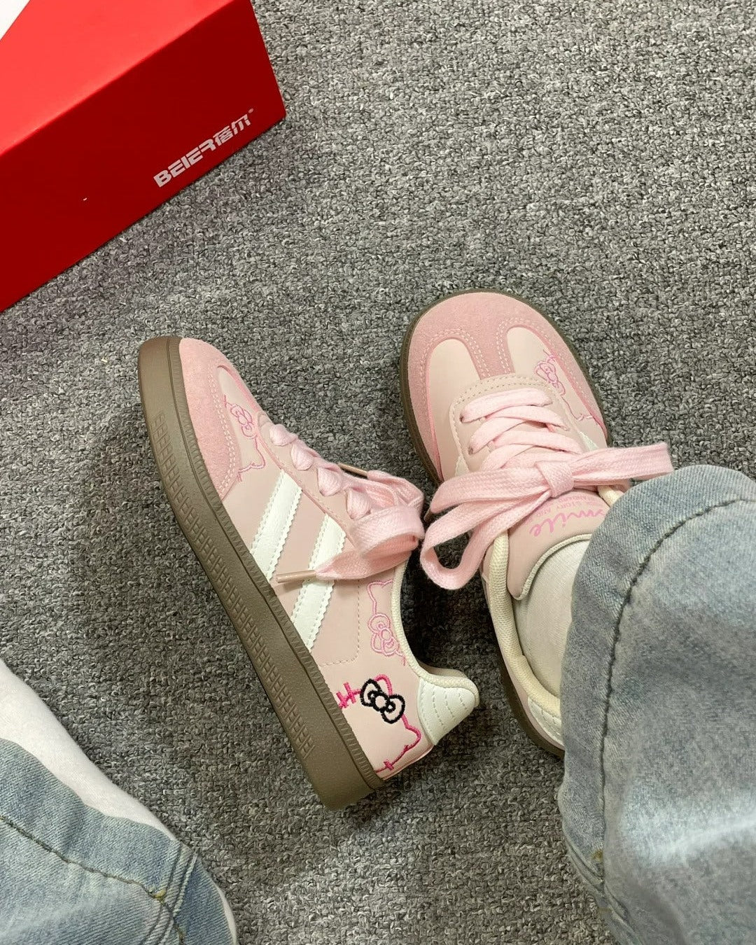 Adorable Embroidered Comfort Sneakers