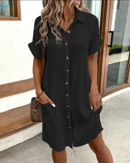 Effortless Style Polo Dress