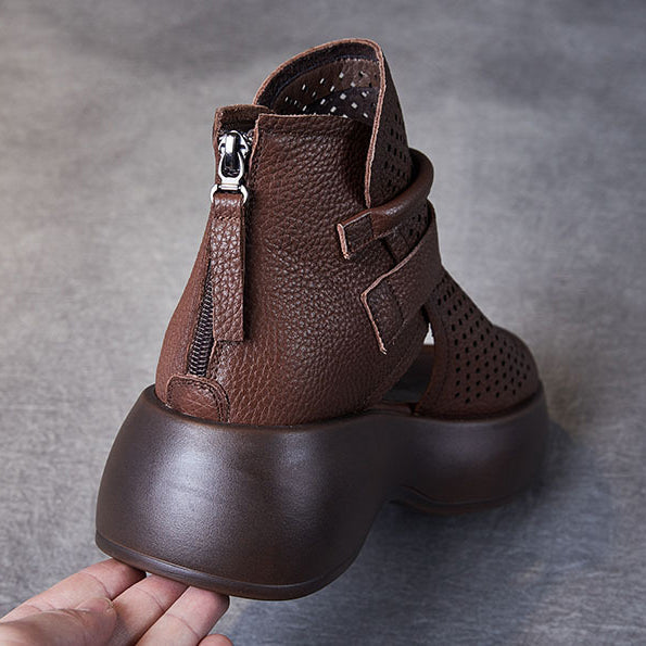All-Day Support Leather Sandals