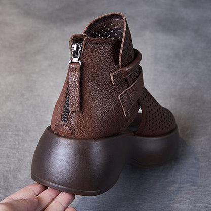 All-Day Support Leather Sandals