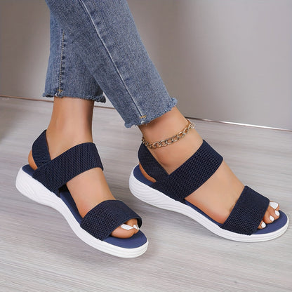 Elegant Comfort Stretch Sandals