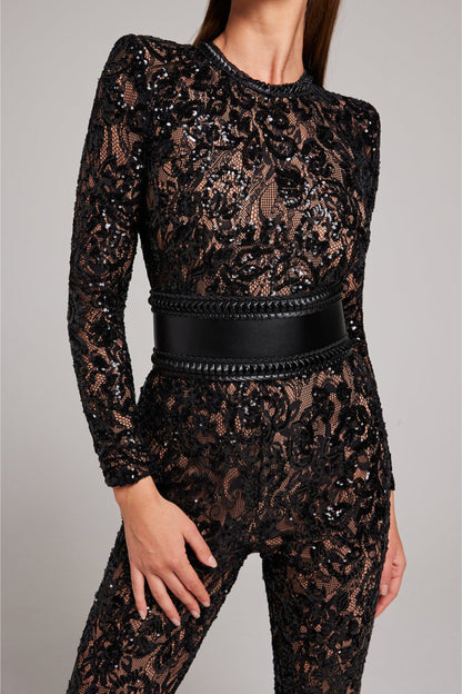 Elegant Silhouette Jumpsuit