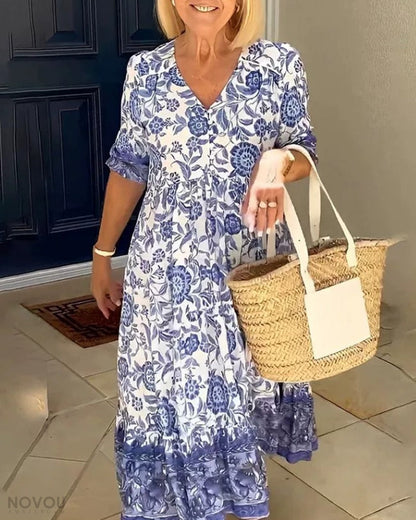 Chic Floral Dress for Effortless Charm