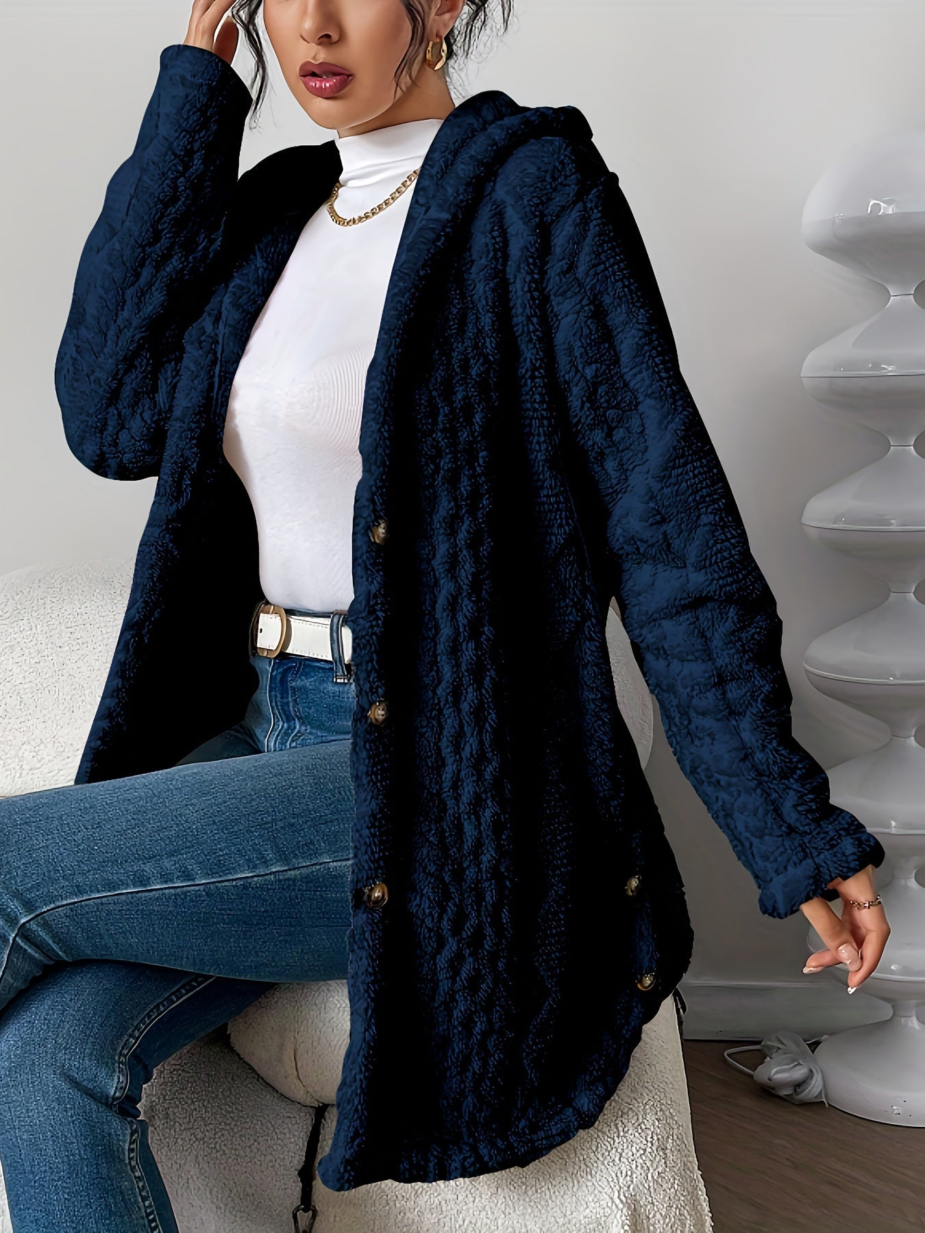 Cozy-Fleece Cardigan