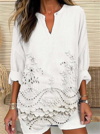 Flattering Breezy Floral Printed Top