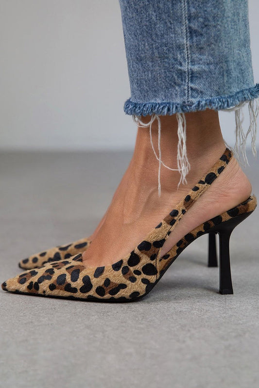Sophisticated Khaki Comfort Heels