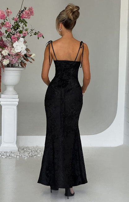 Sensual Floral Maxi Dress