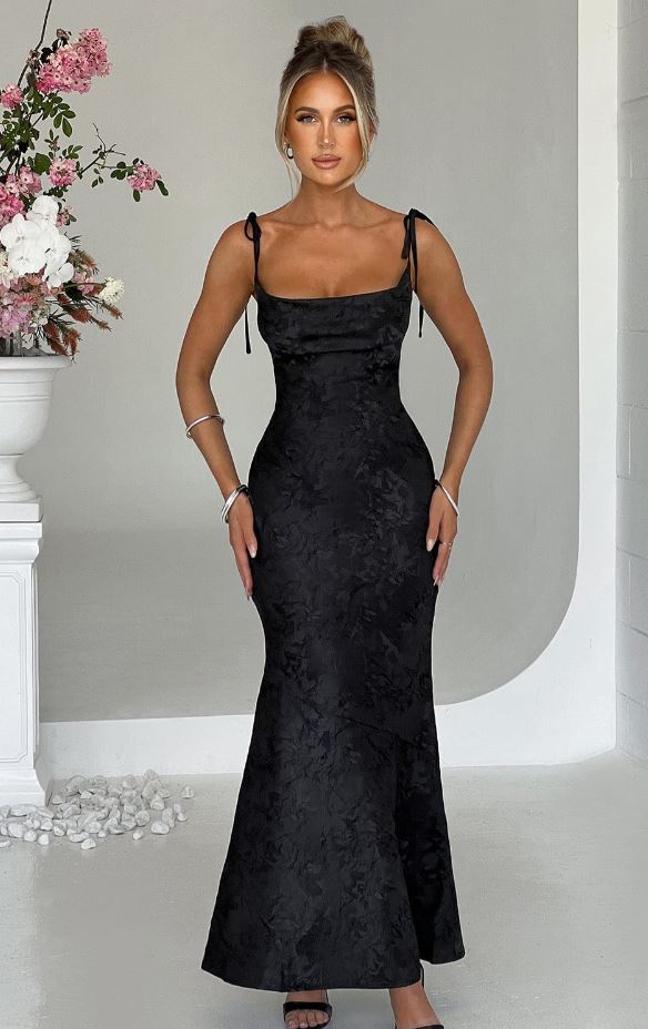 Sensual Floral Maxi Dress
