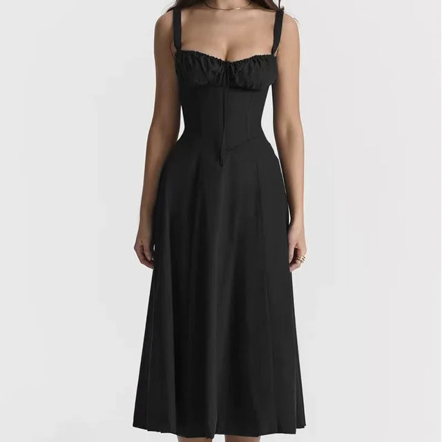 Chic All-Day Comfort Corset Dress
