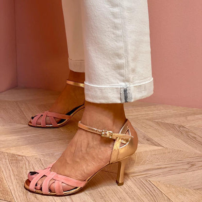 Turn Heads in Color Block Heels