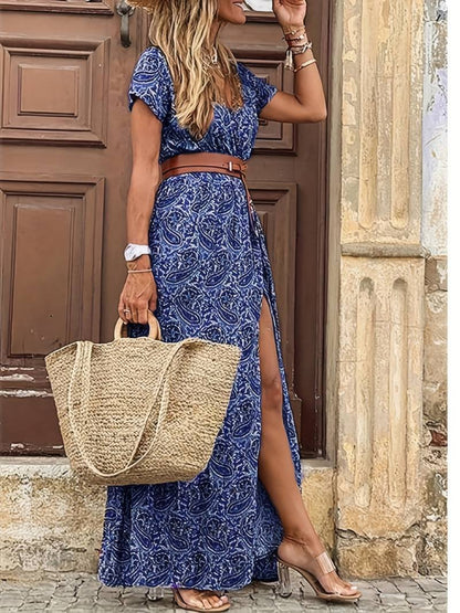 Floral-Elegance Maxi Dress