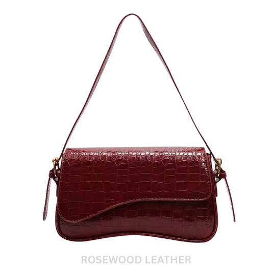 Elegant Croc Shoulder Bag